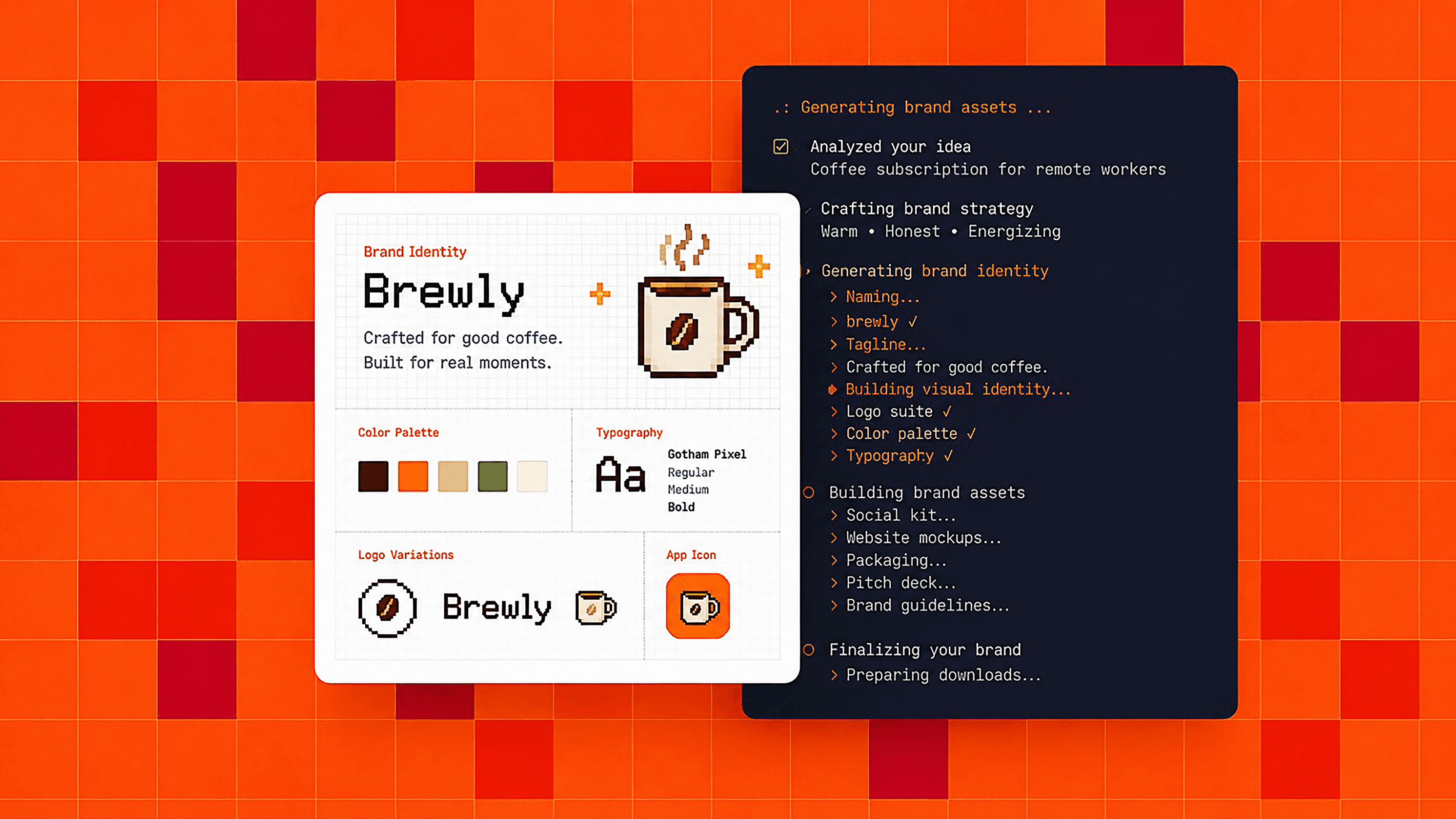 Brewly Brand Output System